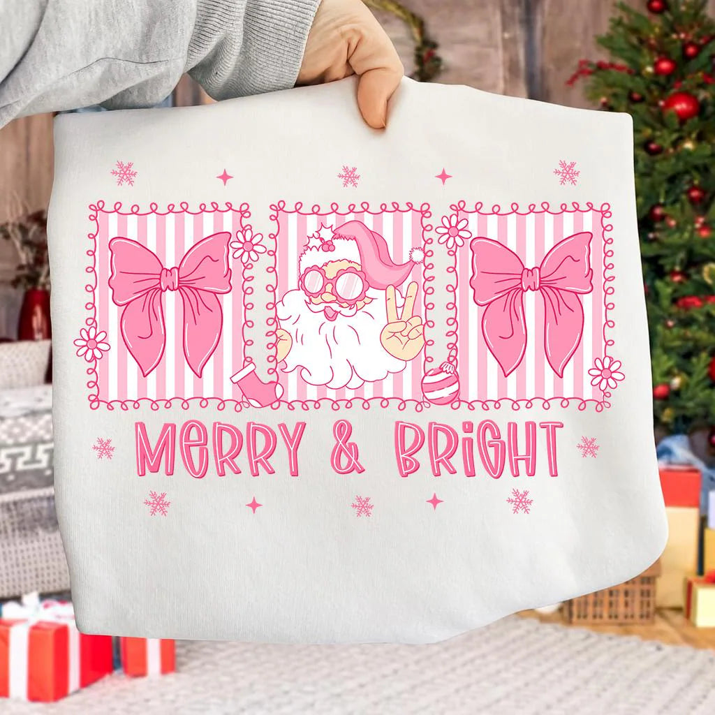 Pink Merry & Bright PNG