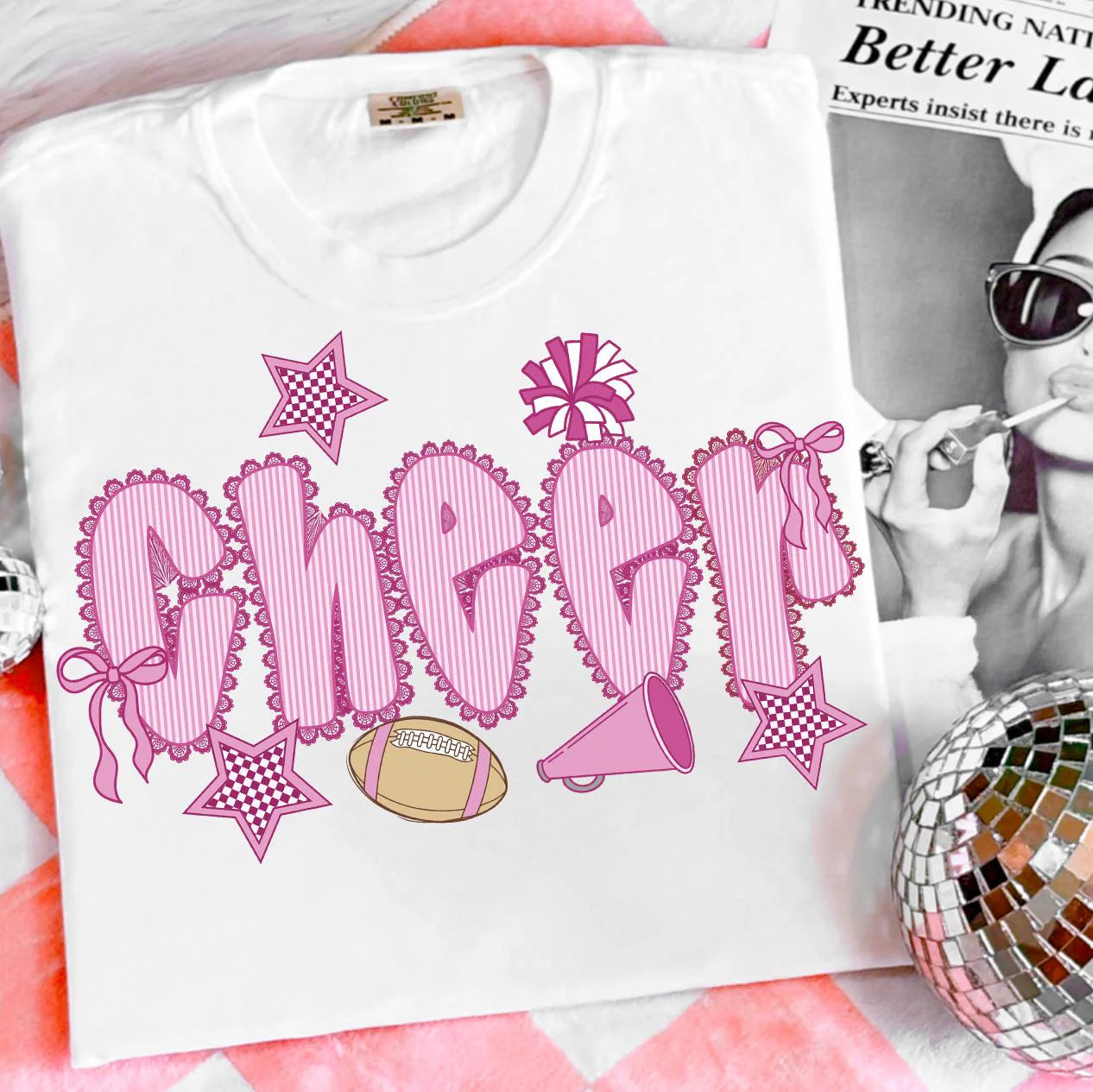 Preppy Lace Cheer PNG