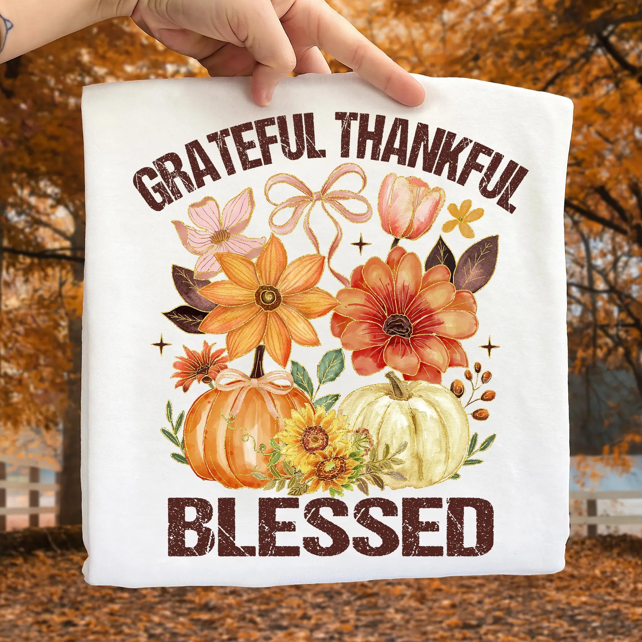 Grateful Thankful Blessed PNG