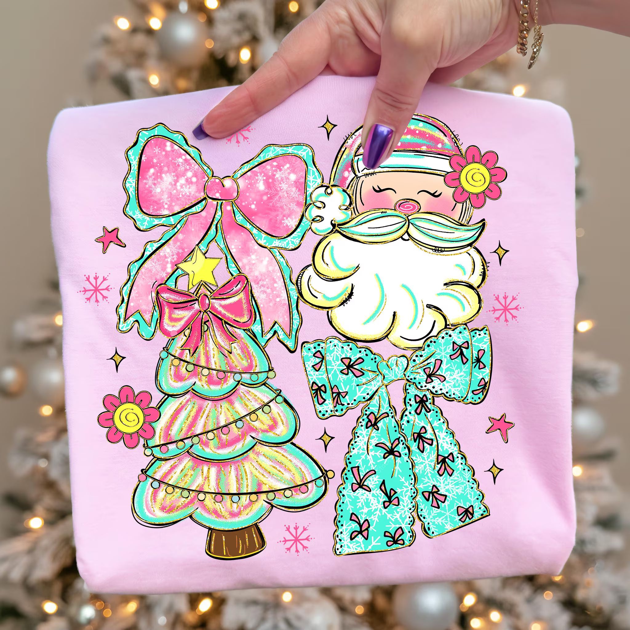 Preppy Santa Coquette PNG