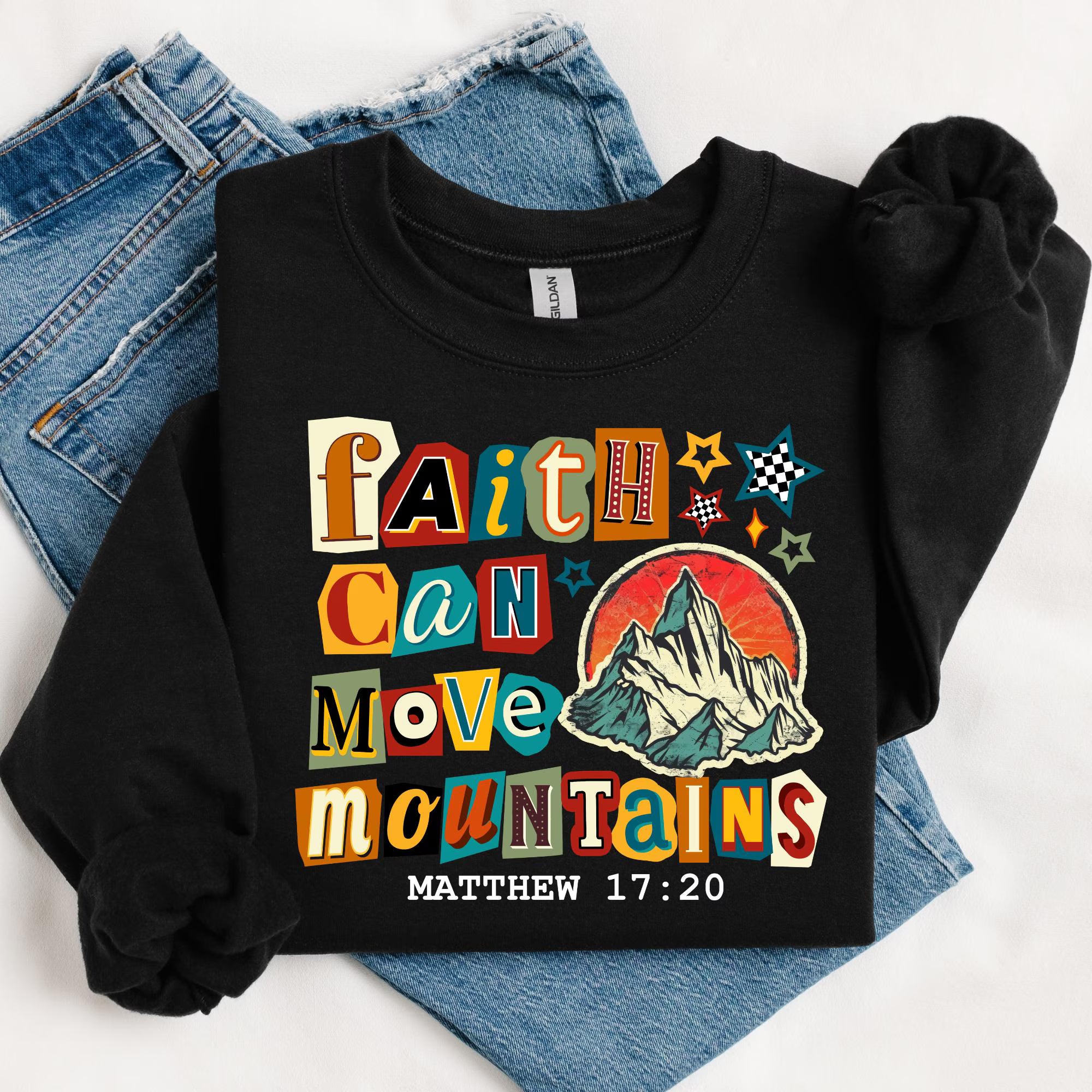 Faith Can Move Mountains PNG