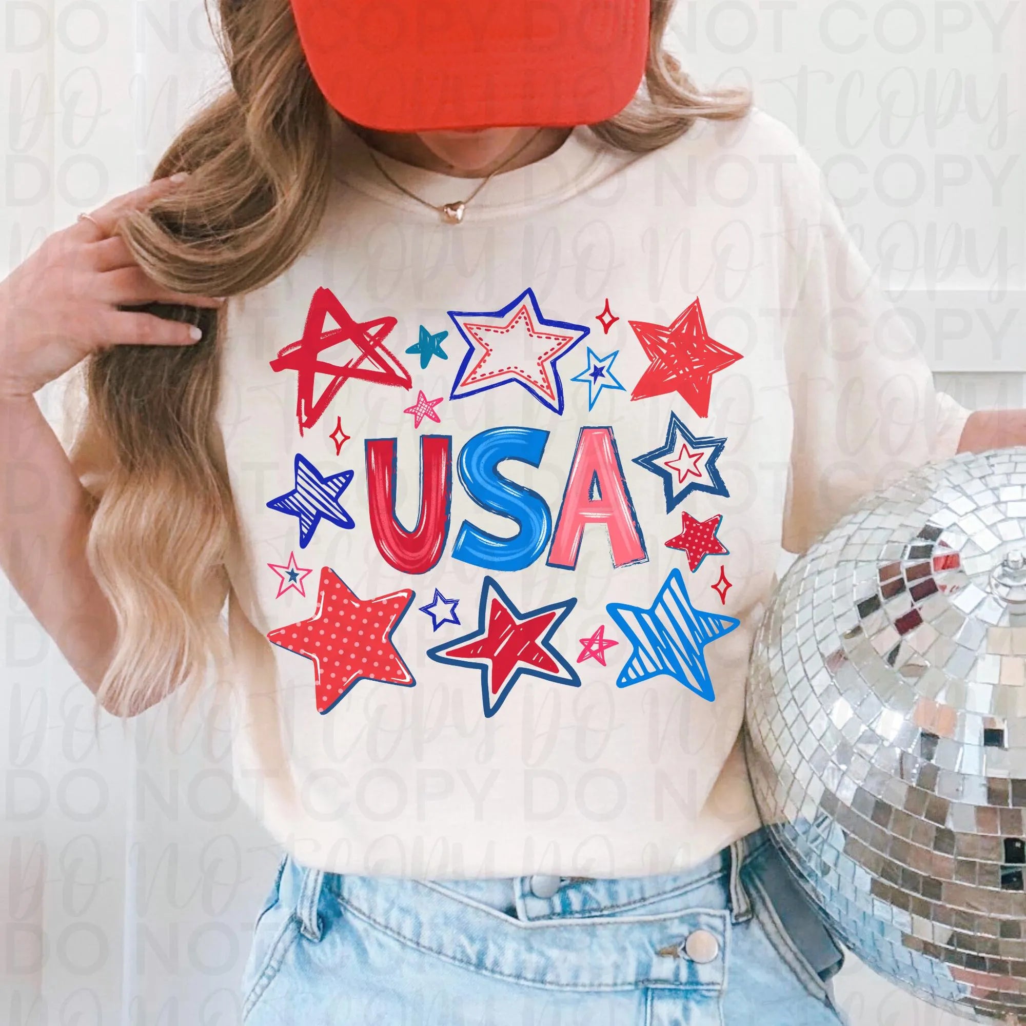 Preppy Star USA PNG