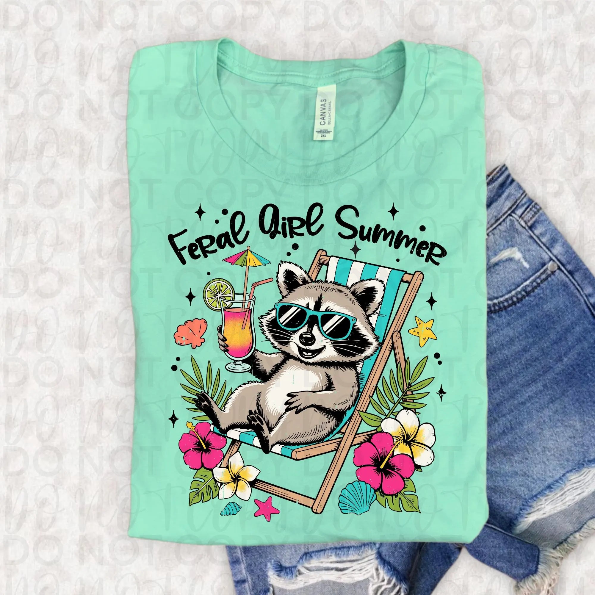 Feral Girl Summer PNG