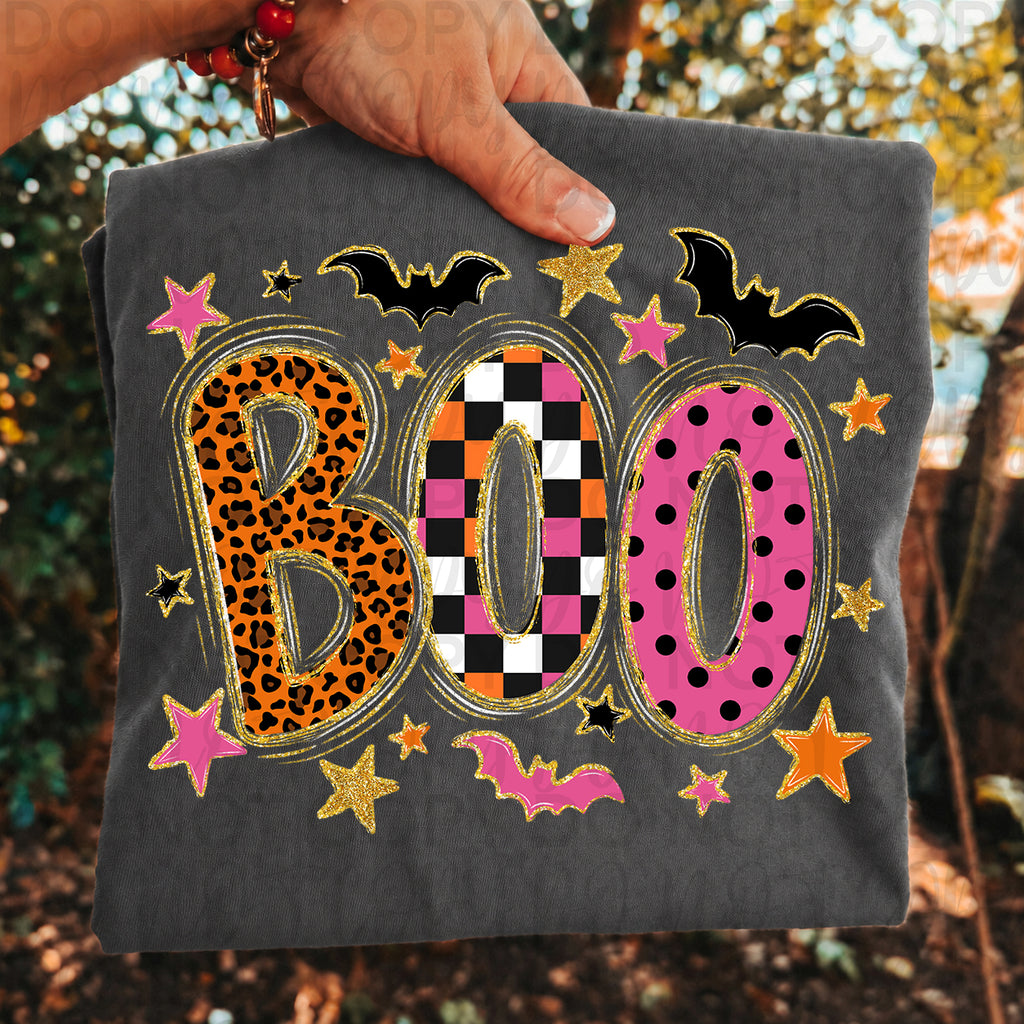 BOO Halloween PNG